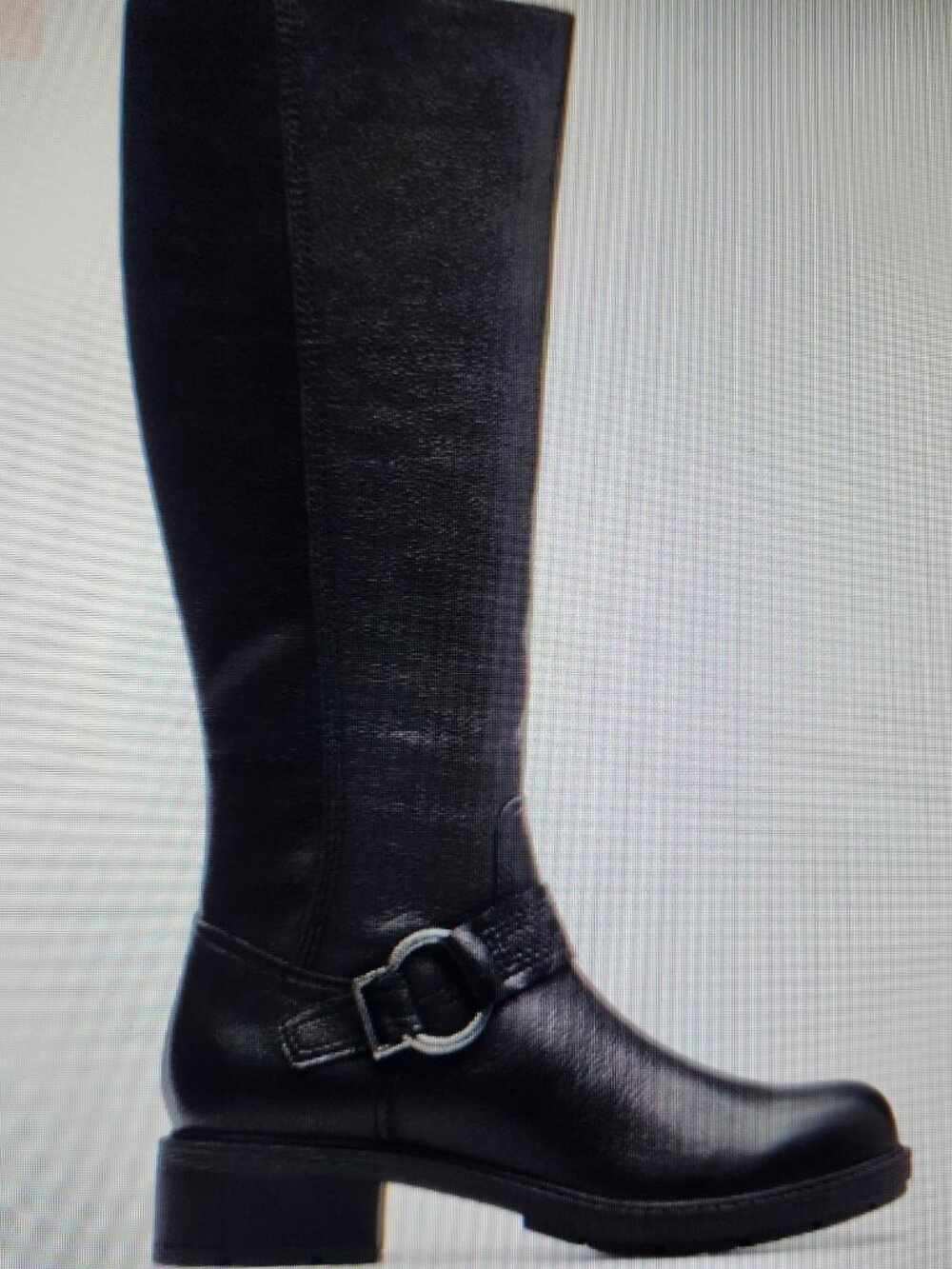 Clarks Black Leather "Hearth Rae" Boots. NIB. Size 6